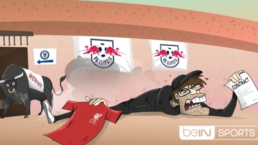 Biếm họa 24h: Liverpool nhận cái kết đắng trong thương vụ Timo Werner
